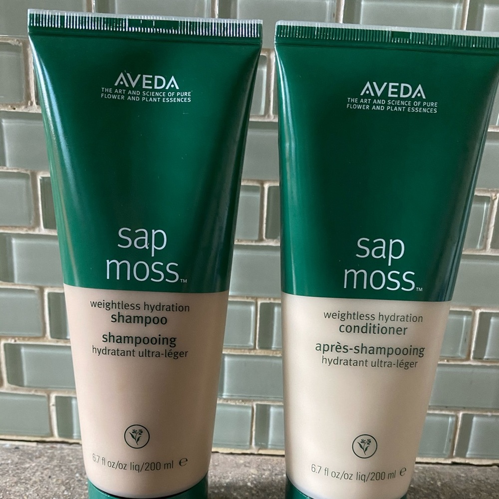 Aveda Sap Moss shampoo and conditioner